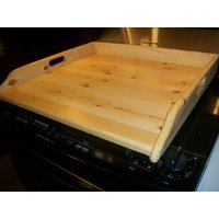 Unvollständiges, Elegantes, Modernes Holztablett in Wohnungsgröße Für Die Herdabdeckung Unvollständiges, Elegantes, Modernes Holztablett in Wohnungsgröße Für Die Herdabdeckung von CreekSideCountry