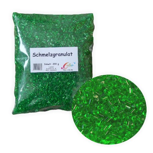 Creleo Schmelzgranulat - Schmelzolan 200g grün von Creleo