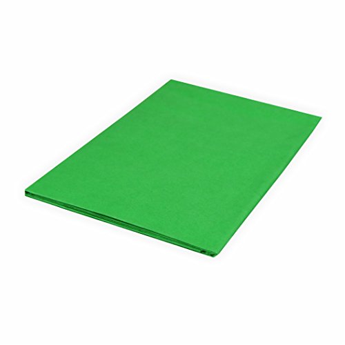 Seidenpapier 20g/m² 50x70 cm 5 Bogen grün Top Qualität zum basteln von Creleo