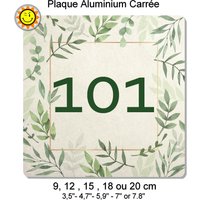 Personalisiertes Briefkastenschild Aus Aluminium Mit Ihrem Namen Und Ihrer Nummer Provence Olivier C10 von Creosoleil