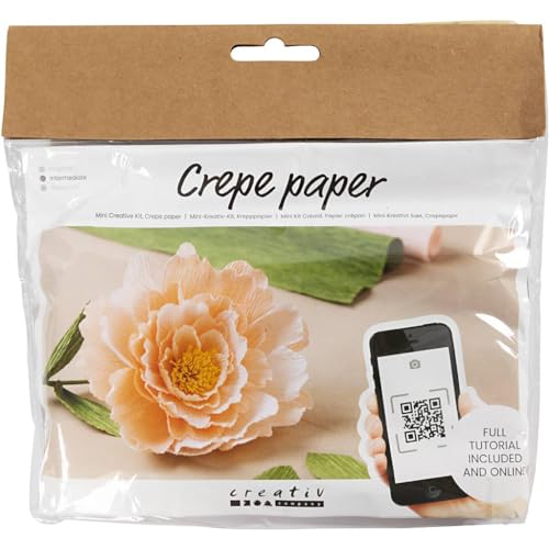 Creativ Company Peony Flowers Mini Crepe Paper Craft Kits Creativ Company Peony Flowers Mini Crepe Paper Craft Kits von Creotime
