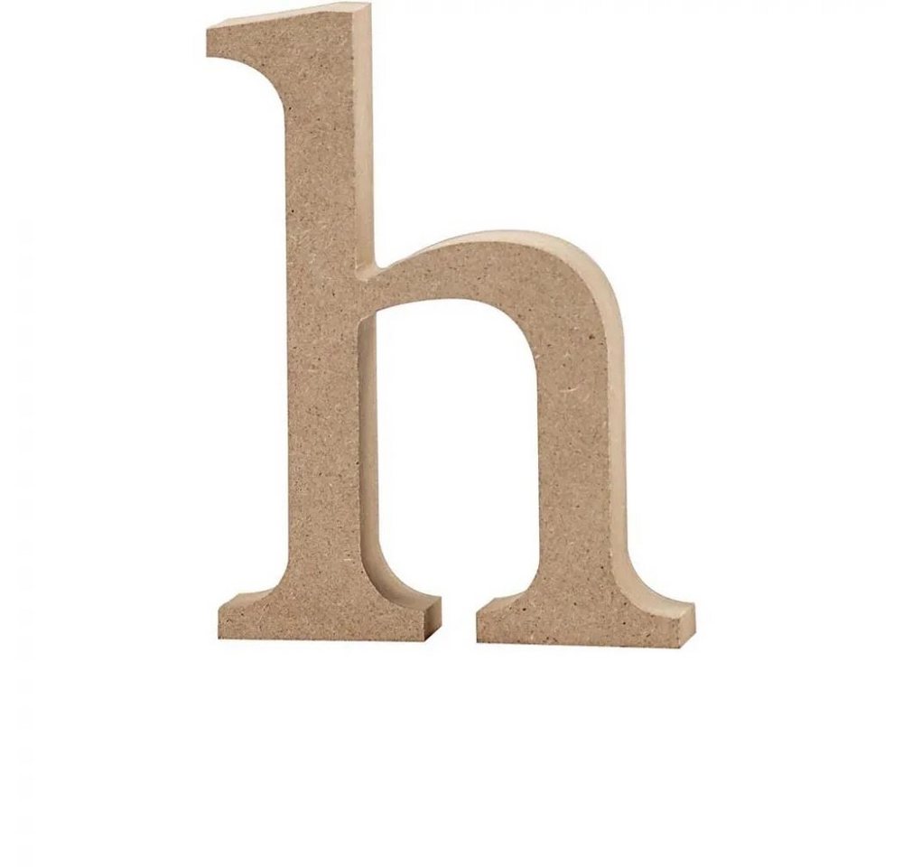 Creotime Deko-Buchstaben Buchstabe H: 13 cm, Stärke: 2 cm, 1 Stck. von Creotime