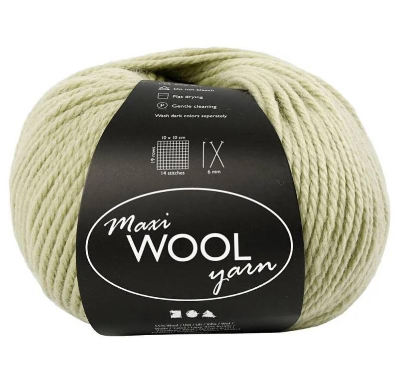 Creotime Dekofigur Wolle Maxi WOOL yarn, L: 125 m, 100 g/ 1 Knäuel von Creotime