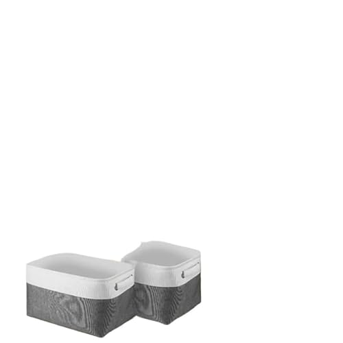Crepundia Folding Fabric Storage Cube Organizer, Faltbare Aufbewahrungsbox Mit Seilgriff, Große Kapazität Für Taschen Snacks Spielzeug Haushalt(A 3pcs set) von Crepundia