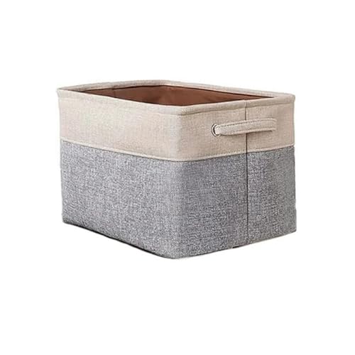 Crepundia Folding Fabric Storage Cube Organizer, Faltbare Aufbewahrungsbox Mit Seilgriff, Große Kapazität Für Taschen Snacks Spielzeug Haushalt(C) von Crepundia