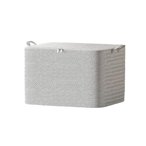 Crepundia Folding Fabric Storage Cube Organizer, Würfel Aufbewahrungsbox Mit Griff, Stapelbar, Großes Fassungsvermögen Für Kleidung Und Haushaltsschrank(30L) von Crepundia