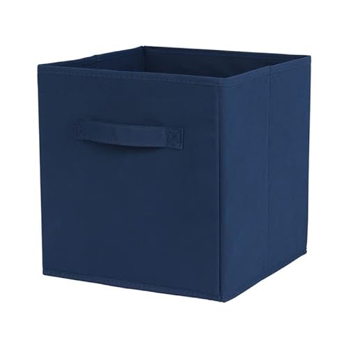 Crepundia Folding Fabric Storage Cube Organizer, Würfel-faltbare Stoff-Aufbewahrungsbox, Kleidungs-Aufbewahrungsbehälter For Spielzeug, Organizer, Körbe Büro, Schrankregal(09C 10.6x10.6x11 in) von Crepundia
