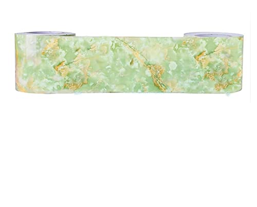 Crepundia Wallpaper Border 10M Selbstklebende Fußleiste wasserdichte Badezimmer-Taille Border Rustikale Fliese Wandaufkleber Vintage Tapete Grenzen(19) von Crepundia