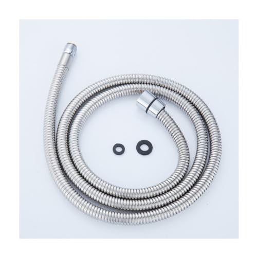 Duschkopf Schlauch,Duschschlauch Anti-Knick Schutz Edelstahl-Chrom-Oberfläche Pull Out Dusche Rohr, Bad Waschtisch Küche Ablasshahn Spezialschlauch(A 3.0m) von Crepundia