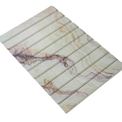 Fast Drying Stone Mat, Steintischmatte,Abtropfmatte,Faltbare Kieselgur-Badematte,Super Saugfähig, Abtropffläche,Küchengeschirr,Tischdekoration Und Zubehör(Stone05) von Crepundia