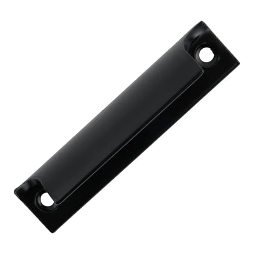 Fenstergriff,Sicherheitsgriff FüR Fenster 2 stücke Aluminium Legierung Griff Verdickt Fenster Und Schrank Tür Schublade Kleine Die Balkon Bewegen Schnalle(Black) von Crepundia