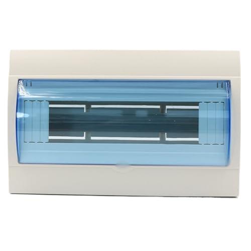 Feuchtraum Aufputz Verteilerkasten, Wasserdichter Stromverteilungsschutzkasten aus ABS-Kunststoff, Leistungsschalterkasten, for 9–12-Wege-Stromkreisunterbrechung(For 9-12 ways) von Crepundia