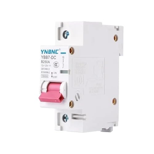 Fi Ls Schalter,Fehlerstrom-Schutzschalter 1P 2P DC Circuit Breaker 80A 100A 125A 150A 200A 250A 12V 24V 36V 48V 60V 72V 120V For Solar Zellen RV Batterie(2P,125A) von Crepundia