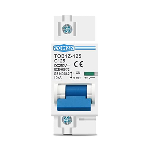Fi Ls Schalter,Fehlerstrom-Schutzschalter 1P 80A 100A 125A DC MCB 250V Leistungsschalter For PV-System C-Kurve(80A) von Crepundia