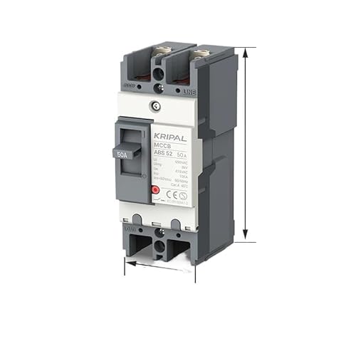 Fi Ls Schalter,Fehlerstrom-Schutzschalter AC MCCB 63A 100A 125A 2P 3P Kompakt-Leistungsschalter Schutzschalter Sicherheitsschalter(3,100A) von Crepundia