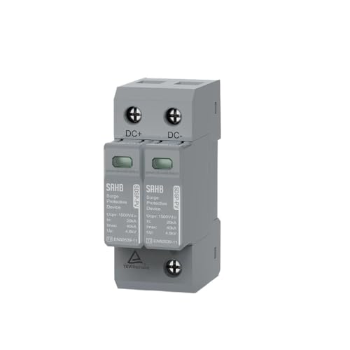 Fi Ls Schalter,Fehlerstrom-Schutzschalter Din-Schiene 2P 3P Solar PV Niederspannung DC 600V 800V 1000V 1500V 20KA-40KA Ableiter Blitzschutz SPD(2P 600V) von Crepundia