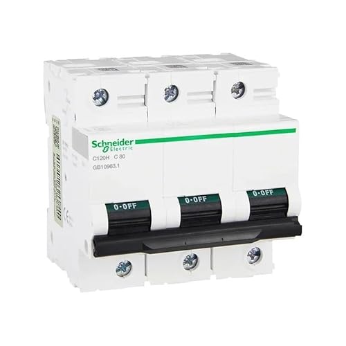 Fi Ls Schalter,Fehlerstrom-Schutzschalter Elektrischer Luftschalter C120H Hochstrom-Leistungsschalter 63a 80a 100a 125a 1P 2P 3P 4P Typ C/D(1P,63A) von Crepundia