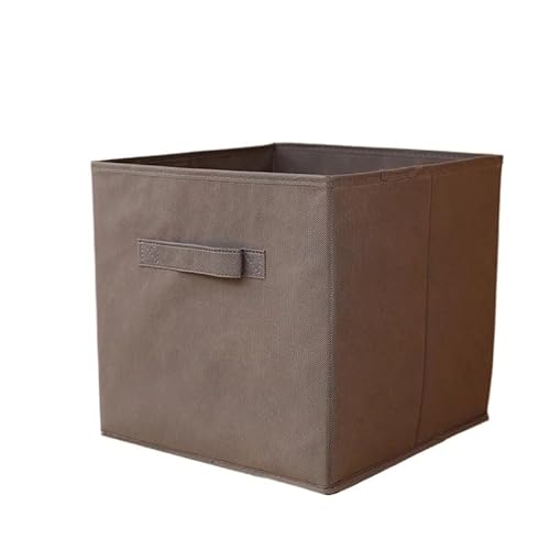 Folding Fabric Storage Cube Organizer, Mit Griff Lagerung Korb Vlies Falten Stoff Box Cube Bin For Spielzeug Kleinigkeiten Organizer Lagerplätze(Gray) von Crepundia