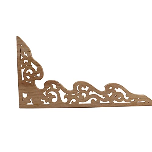 Holzornamente Ecke Gummi Holz Eiche Geschnitzte Ecke Onlay Applique Möbel Vintage Dekoration Zubehör Tür Dekor DIY. Figur Holzschnitzerei Applikation Deko(4) von Crepundia