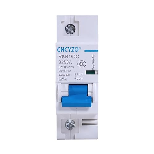 Modularer Schutzschalter,LS-Schalter, DC 1p Circuit Breaker Protection Switch 12-125v Mini Automatic Protector Electric Car 80A/100A/125A/200A/250A Battery(250A) von Crepundia