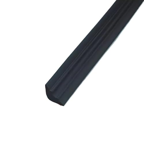 Stuckleisten Wand,Zierleisten Selbstklebende Zierleiste, Dichtungsstreifen, Wandleiste, For Abziehen Und Aufkleben Aufkantungen, Fliesenkanten, Arbeitsplatten, Fußleisten(Black,38MMx1M) von Crepundia