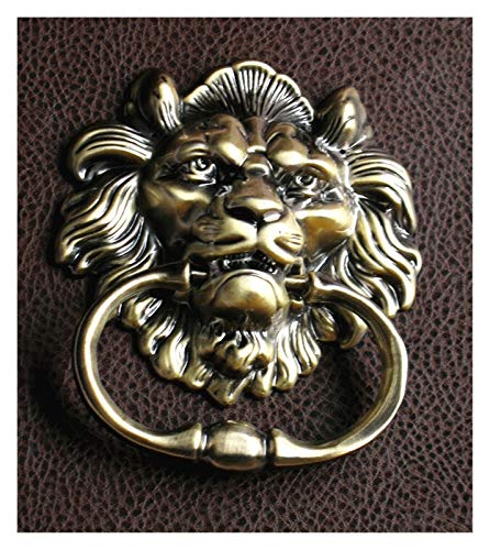 TüRklopfer mit Schrauben,TüRklopfer Antik Bigger Größe Vintage Style Entfalten Installieren Holztürklopfer Griffe Silber Gold Bronze Sofa Holzstuhl Zurrösen Pulls(1pcs A2) von Crepundia