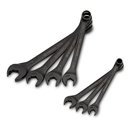 Crescent CX6RWS7 X6™ SAE-Ratschen-Kombischlüssel-Set mit offenem Ende, 7-teilig, schwarze Oxidbeschichtung Crescent CX6RWS7 X6™ SAE-Ratschen-Kombischlüssel-Set mit offenem Ende, 7-teilig, schwarze Oxidbeschichtung von Crescent