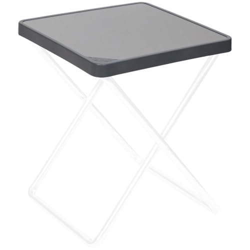 Crespo Hockerplatte 42,5 x 42,5 cm Tisch Hocker Tablett wasserfest hitzebeständig kratzbeständig von Crespo