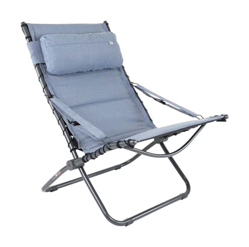 Crespo Tex-Comfort Campingstuhl, Aluminium, Blau, 89x53 cm von Crespo