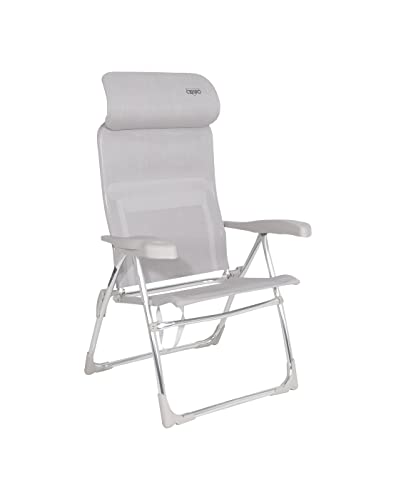 Crespo Silla Playa 7 pos. aluminio (Multifibra) COMPACT Asiento Alto von Crespo