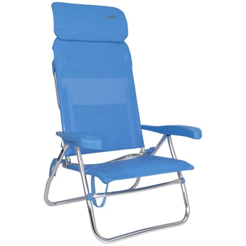 Silla-cama Playa 6 pos.Dural.(Multifibra) Cabezal COMPACT von Crespo