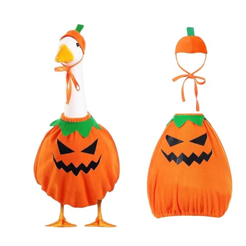 Veranda-Gans-Outfits für 58,4 cm große Kunststoff-Veranda-Gans, Halloween-Kürbis-Outfit, Gans-Kleidung für Zement, Gans für drinnen und draußen, Garten, Hof, Rasen, Terrasse, Kunstdekoration (NG) Veranda-Gans-Outfits für 58,4 cm große Kunststoff-Veranda-Gans, Halloween-Kürbis-Outfit, Gans-Kleidung für Zement, Gans für drinnen und draußen, Garten, Hof, Rasen, Terrasse, Kunstdekoration (NG) von Cretechny