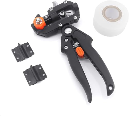 Cretee Pfropfwerkzeug Set Veredelungsschere mit 2 zusätzlichen Pfropfschere mit Pfropfband Ersatzmessern im Gareten Obstbaum zu pfropfen Cretee Pfropfwerkzeug Set Veredelungsschere mit 2 zusätzlichen Pfropfschere mit Pfropfband Ersatzmessern im Gareten Obstbaum zu pfropfen von Cretee