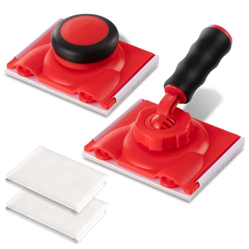 Cretosou 2 Stück Farbkantenschneider Paint Edger Rot, Kantenstreicher Streichen Farbkanten Werkzeug mit 2 Ersatz-Farbpads, Latexfarbe Paint Pad für Wand und Decke Einschneiden Malen Ecke und Kanten Cretosou 2 Stück Farbkantenschneider Paint Edger Rot, Kantenstreicher Streichen Farbkanten Werkzeug mit 2 Ersatz-Farbpads, Latexfarbe Paint Pad für Wand und Decke Einschneiden Malen Ecke und Kanten von Cretosou