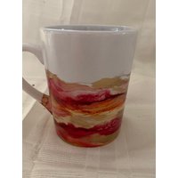 Handbemalte Keramik Tassen. 2Er Set von CrftWtchDesigns