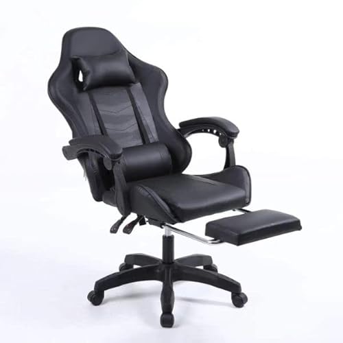 Cribel Omega Racing Gaming Stuhl, Kunstleder,Schaumstoff, Schwarz, 6166110-120CM von Cribel