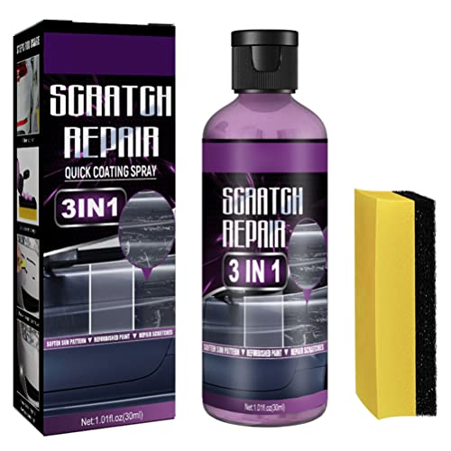 in 1 High Protection Quick Car Coating Spray, Car Wax Polish Spray, Scratch Remover Auto Scratch Swirl Repair Solvent Paint Restorer Repair Car Paint Scratch von Cricia