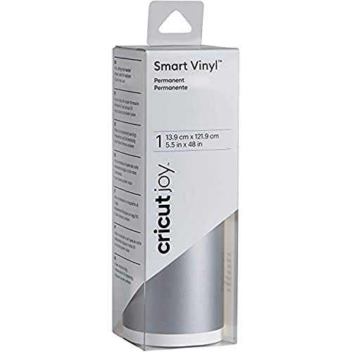 Cricut 2008030 Joy Smart Vinyl – Permanent, Silber von Cricut