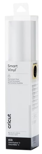 Cricut 2008619 Smart Vinyl Permanent 1 Sheet Shimmer Silver 3.6m (12ft) von Cricut