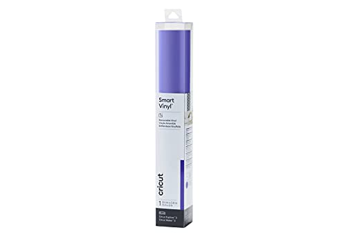 Cricut Smart Vinyl Removable | 1 sheet | 33cm x 0.9m | Purple von Cricut