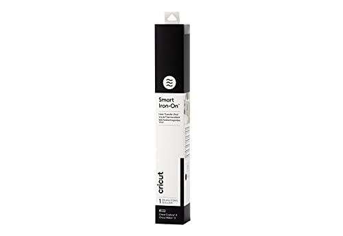 Cricut 2008682 Smart Iron-On Heat-Transfer Vinyl | 1 Sheet | 33cm x 0.9m | Black, (3ft), 0.9m (3ft) von Cricut