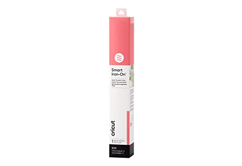 Cricut 2008690 Smart Iron-On Heat-Transfer Vinyl 1 Sheet Pink 0.9m (3ft) von Cricut