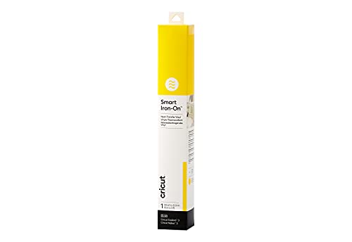 Cricut 2008697 Smart Iron-On Heat-Transfer Vinyl 1 Sheet Yellow 0.9m (3ft) von Cricut