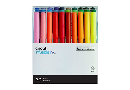 Cricut Infusible Tintenmarker Stift Set | Ultimativ | Mittelpunkt | 30-Pack | Zur Verwendung mit infusiblen Tintenkompatiblen und Cricut Easypress oder Cricut Autopress Cricut Infusible Tintenmarker Stift Set | Ultimativ | Mittelpunkt | 30-Pack | Zur Verwendung mit infusiblen Tintenkompatiblen und Cricut Easypress oder Cricut Autopress von Cricut