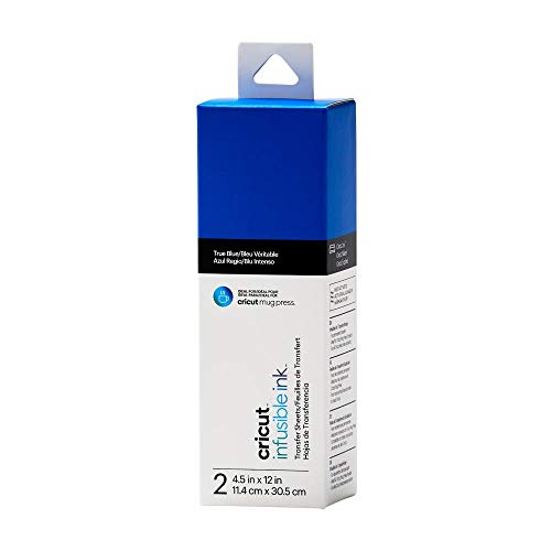 Cricut Unisex - Erwachsene Sublimations-Transferfolie, Plastik, True Blue, 11,4cm x 30,5cm (4,5" x 12") von Cricut