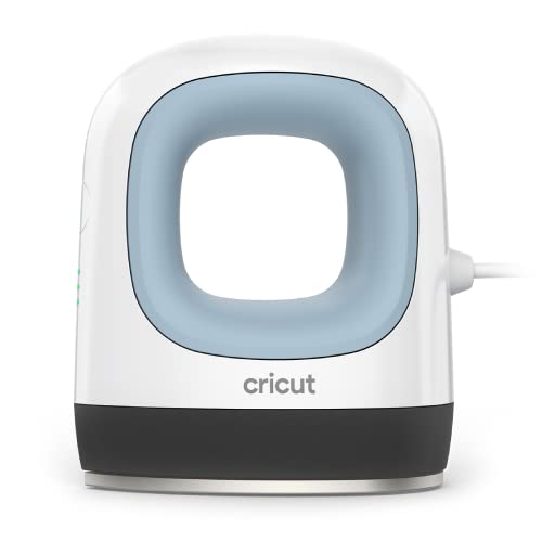 Cricut 2009427 EasyPress Mini | Zen-Blau | Kompakten Heizpresse zur Aufbügel-(HTV), Infusible Ink-und Sublimationsmaterialien von Cricut