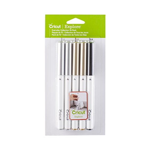 Cricut Everyday Kugelschreiber-Set, feine Spitze, 10 Stück von Cricut
