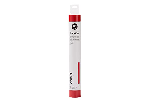Cricut Iron-On | Red | 1.5m (5ft) | Heat Transfer Vinyl Roll (HTV) | For use with all Cricut Cutting Machines von Cricut