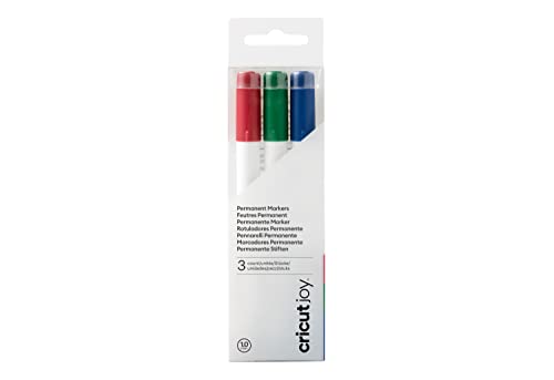 Cricut Joy Permanent Markers | Red, Green & Blue | 3-pack | For use with Joy von Cricut