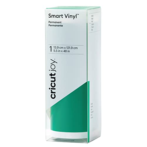 Cricut Joy Smart Vinyl Permanent | Grasgrün (Matt) | 1,2 m | Selbstklebende Vinylrolle | Für die Verwendung mit Cricut Joy von Cricut